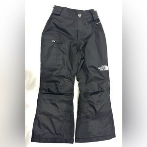 The North Face Dryvent Ski Snow Board Pants Black EZ Grow Girls Small Size 6